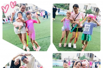 爱弥儿旭东幼儿园“泡沫之夏”亲子趴活动