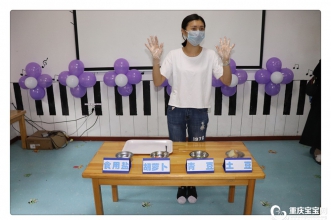 爱弥儿东江美景分园“制作土豆泥”新生体验活动开始啦！