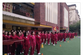 【上朗教育集团】2018军事篮球拓展训练尽展幼师风采