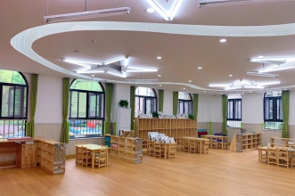 上朗·恒大幼儿园新园初见面，幼儿园环境创设 看不见的好老师