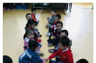 早慧新城丽园民间游戏入园，快乐健康伴成长！